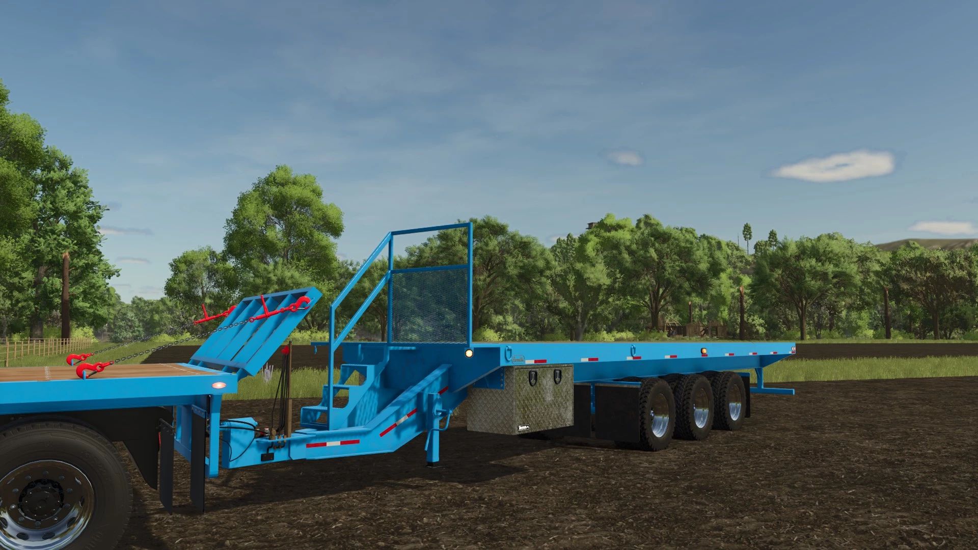 TL25 Pacesetter flatbed trailer