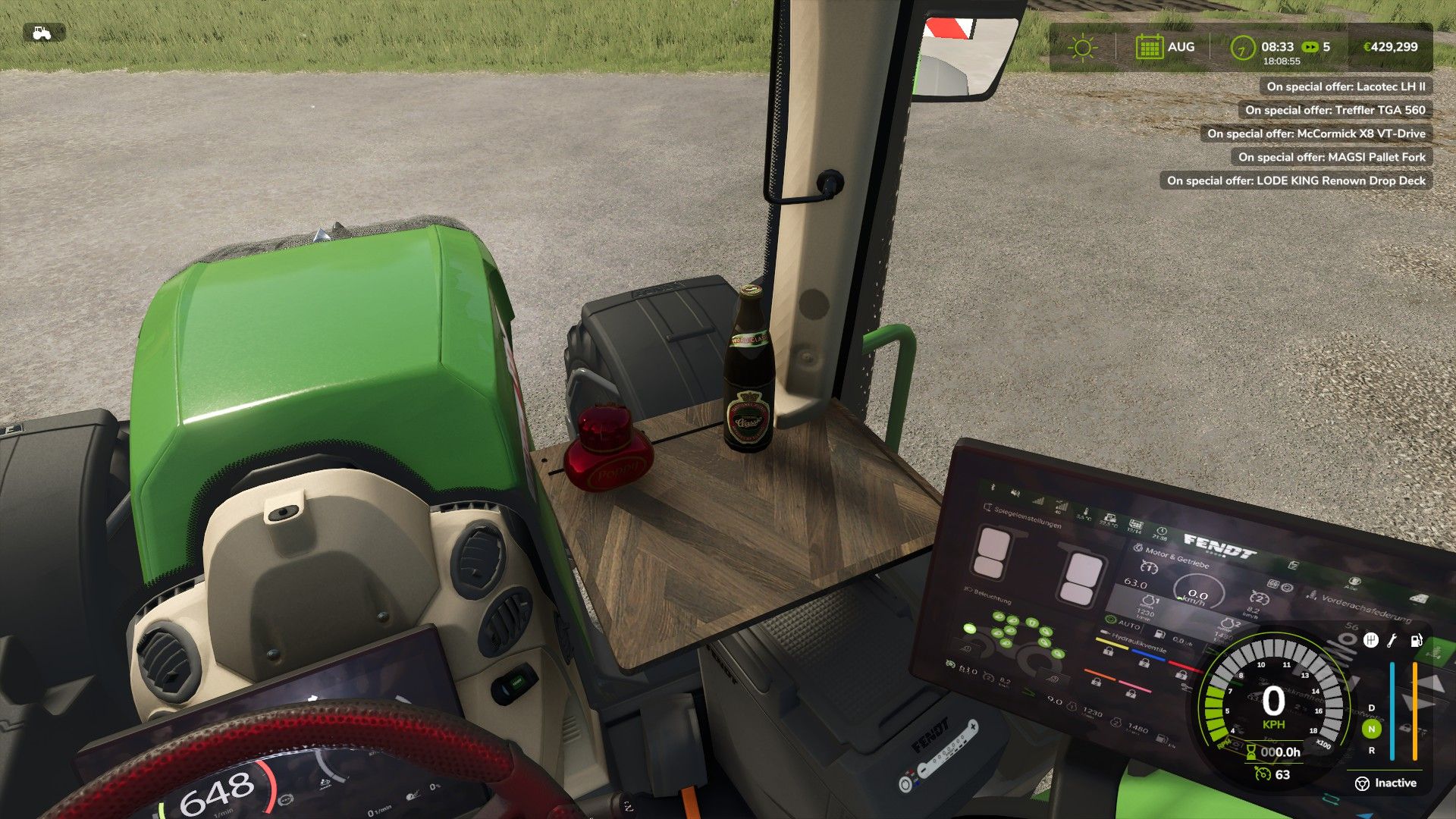 Mesa para tractores (Prefab)
