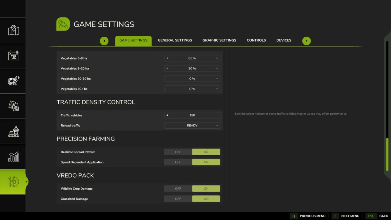 Control de densidad de tráfico
