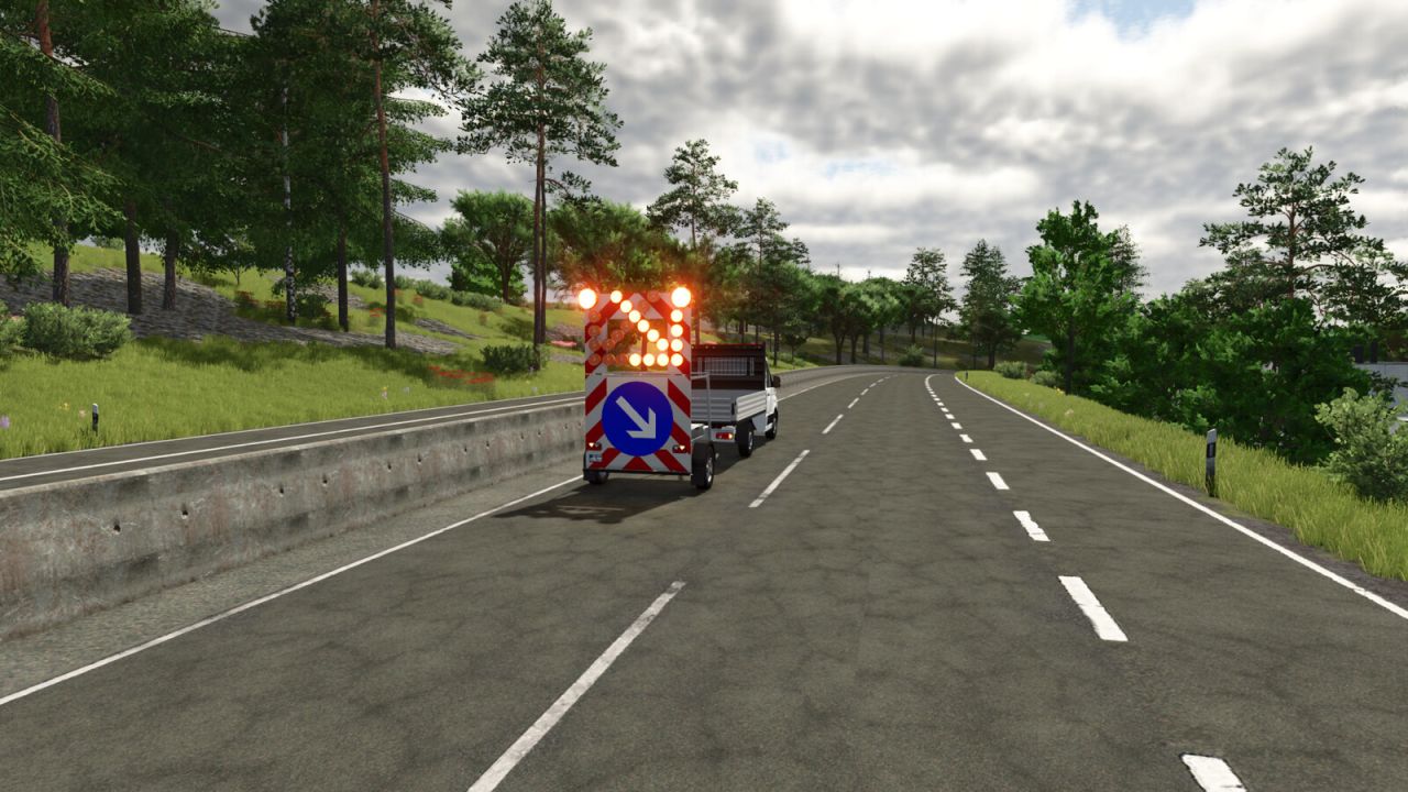 Verkehrssicherungsanhänger