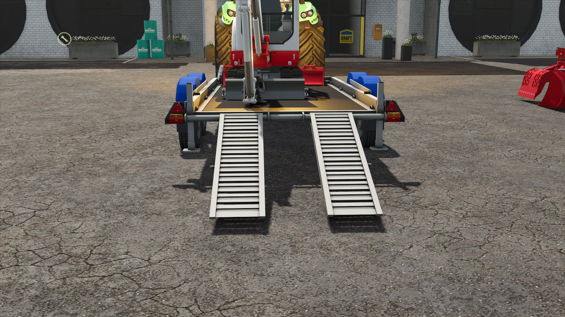 Trailer 2 axles Hubière