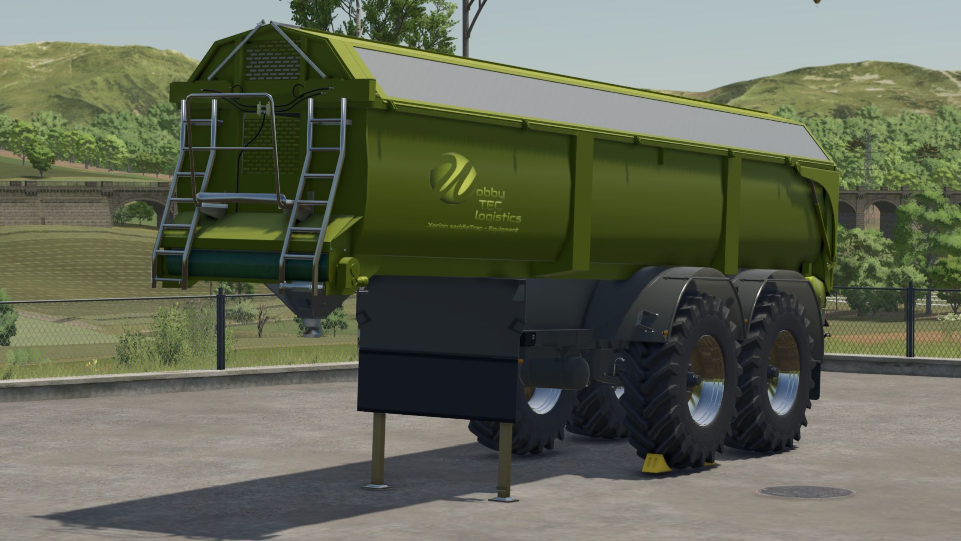 Trailer for Xerion 4200 Saddletrac