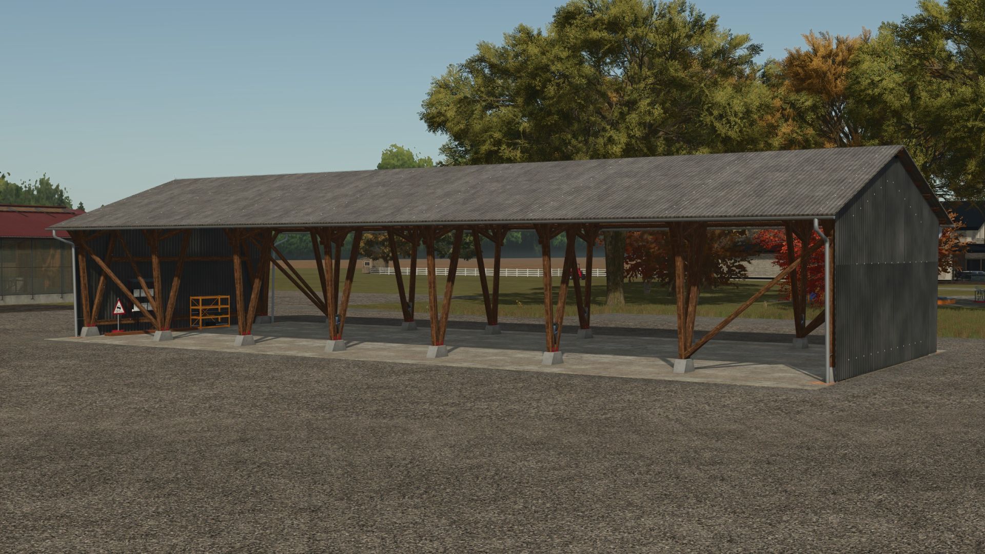 Trailing roof - vehicle shelter