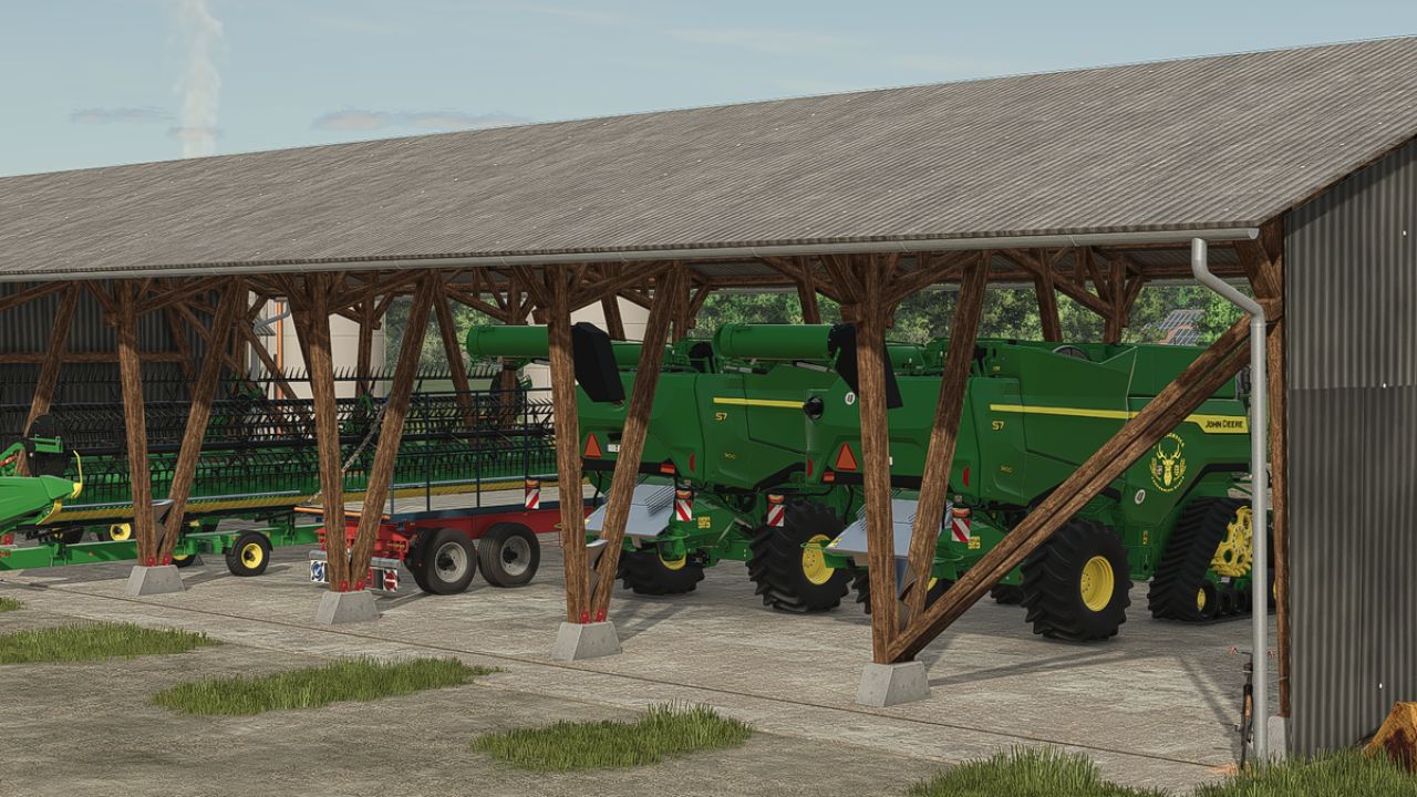 Trailing roof - vehicle shelter
