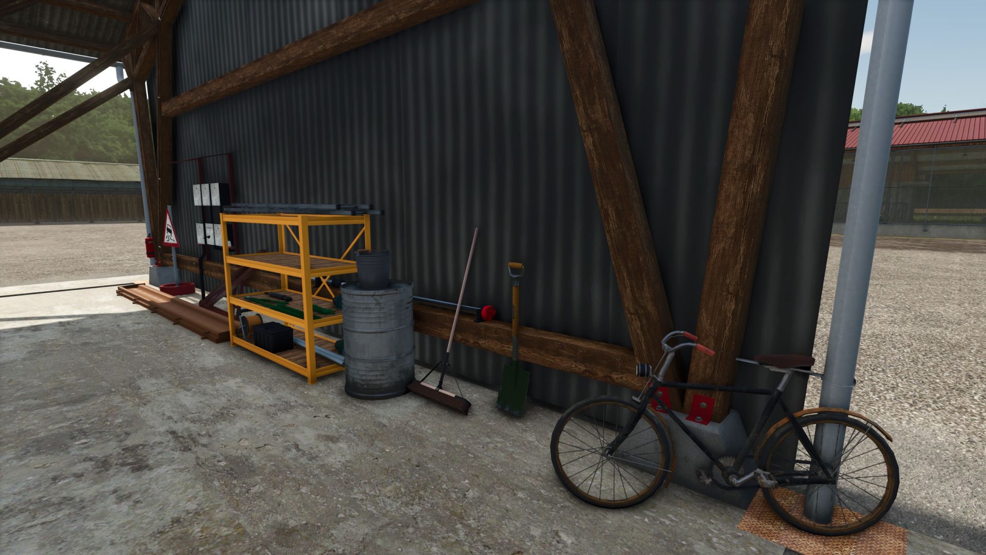 Trailing roof - vehicle shelter