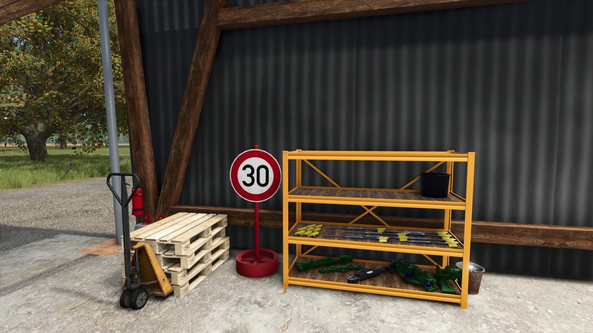 Trailing roof - vehicle shelter