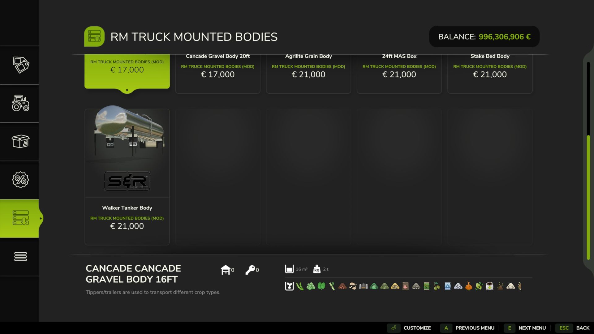 Nadwozia montowane na ciężarówkach