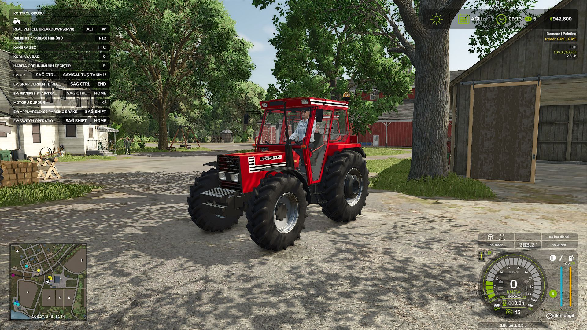 TÜMOSAN 9080 DT