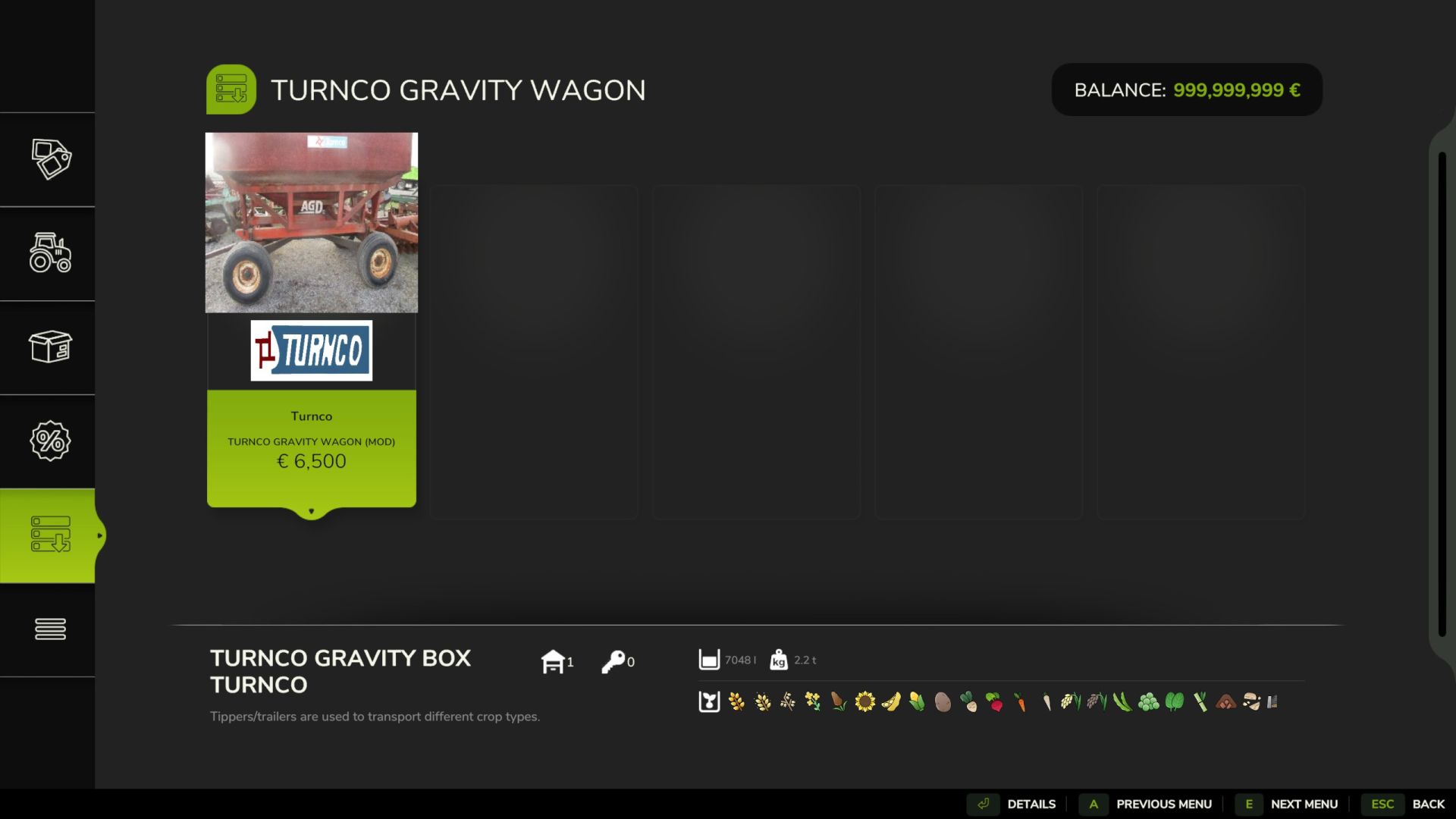 Turnco Gravity Wagons