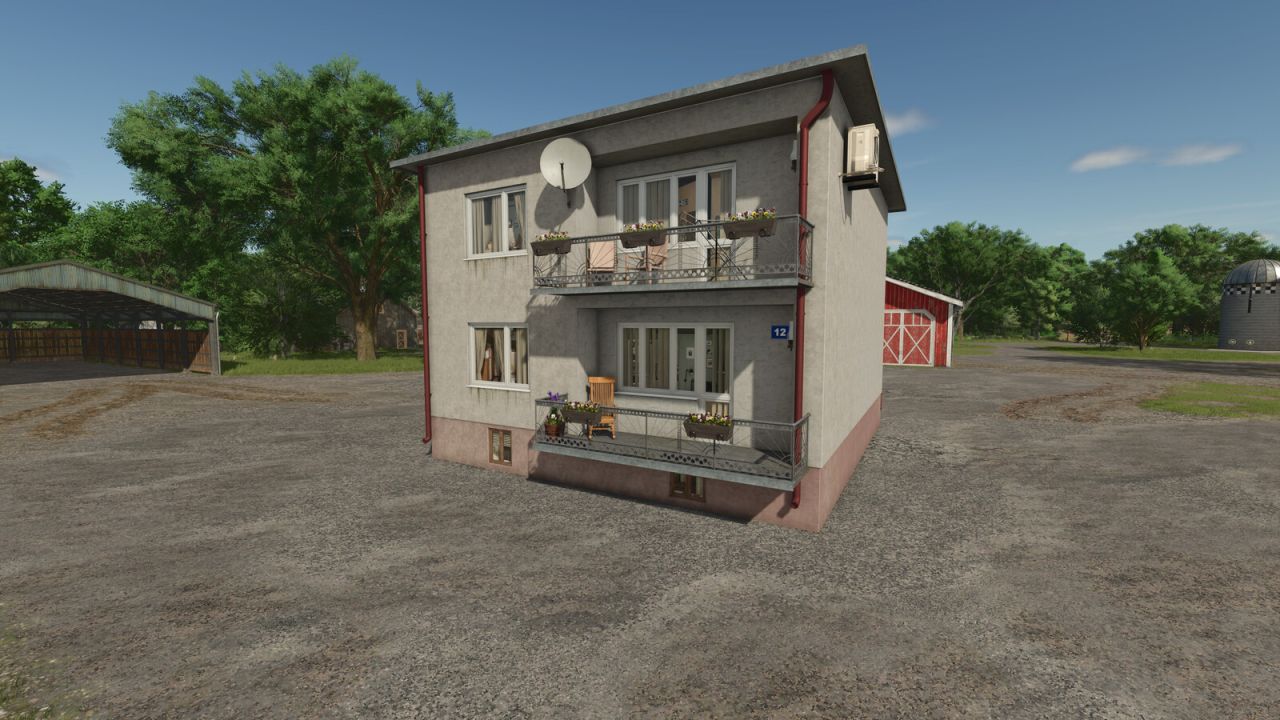 Huis met twee verdiepingen