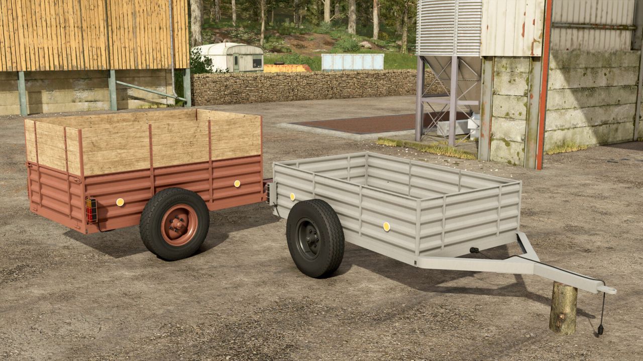 Tweewielige aanhangwagen