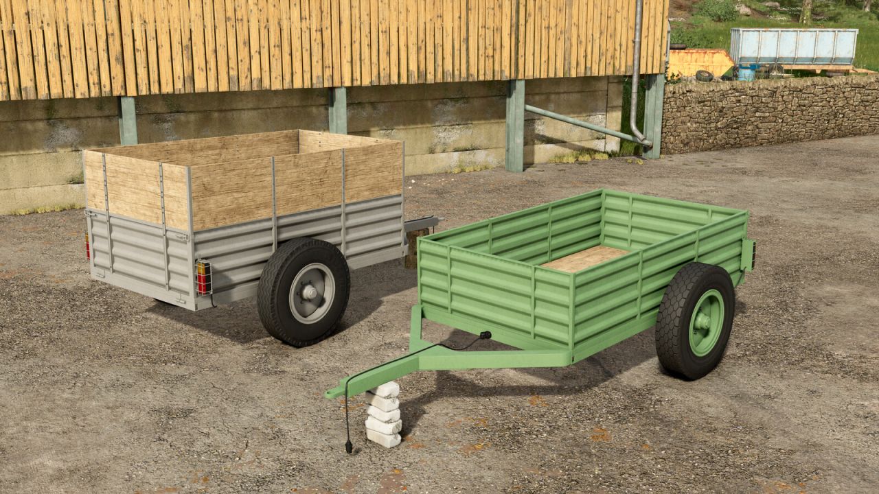 Tweewielige aanhangwagen