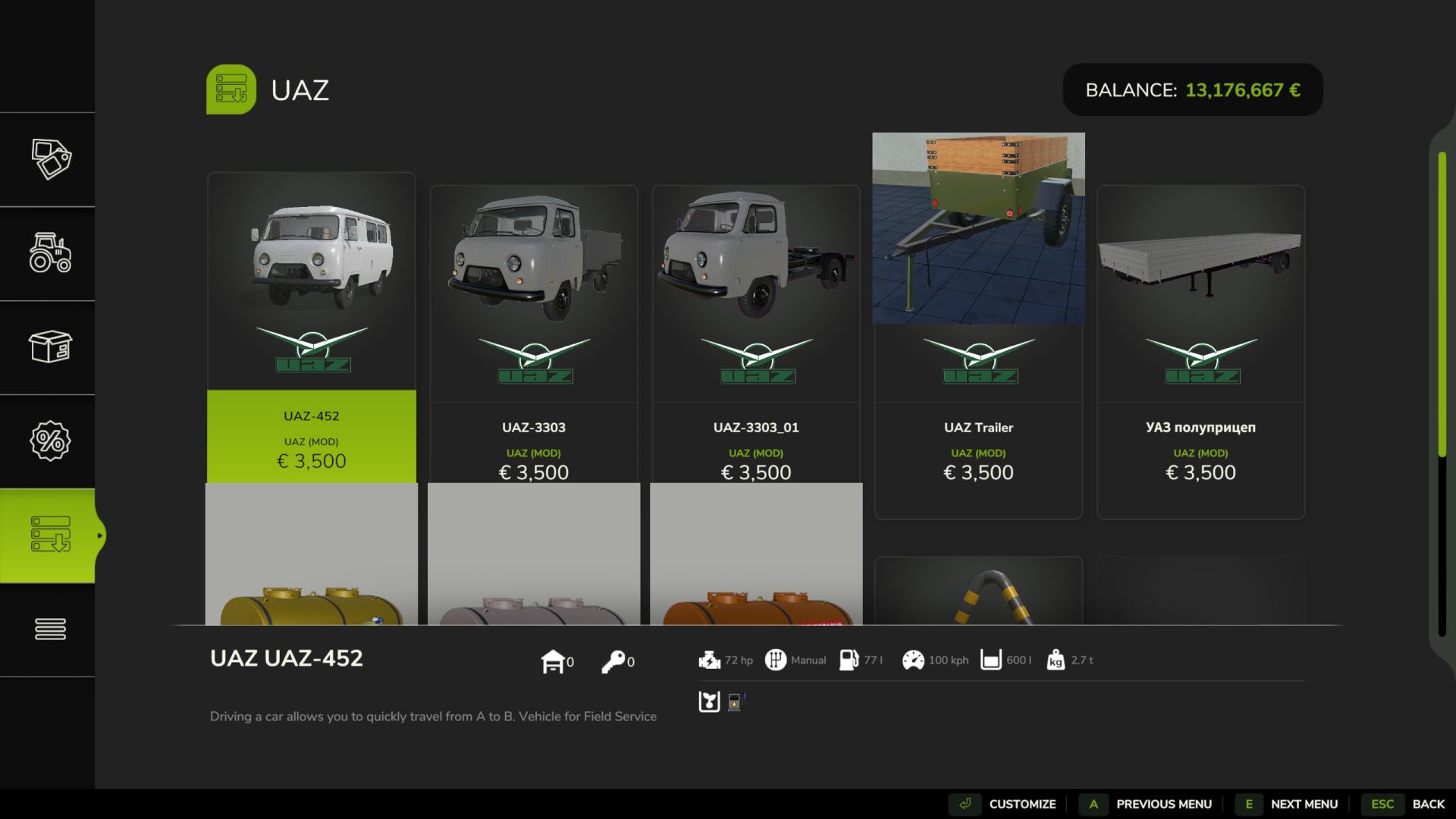 UAZ Pack