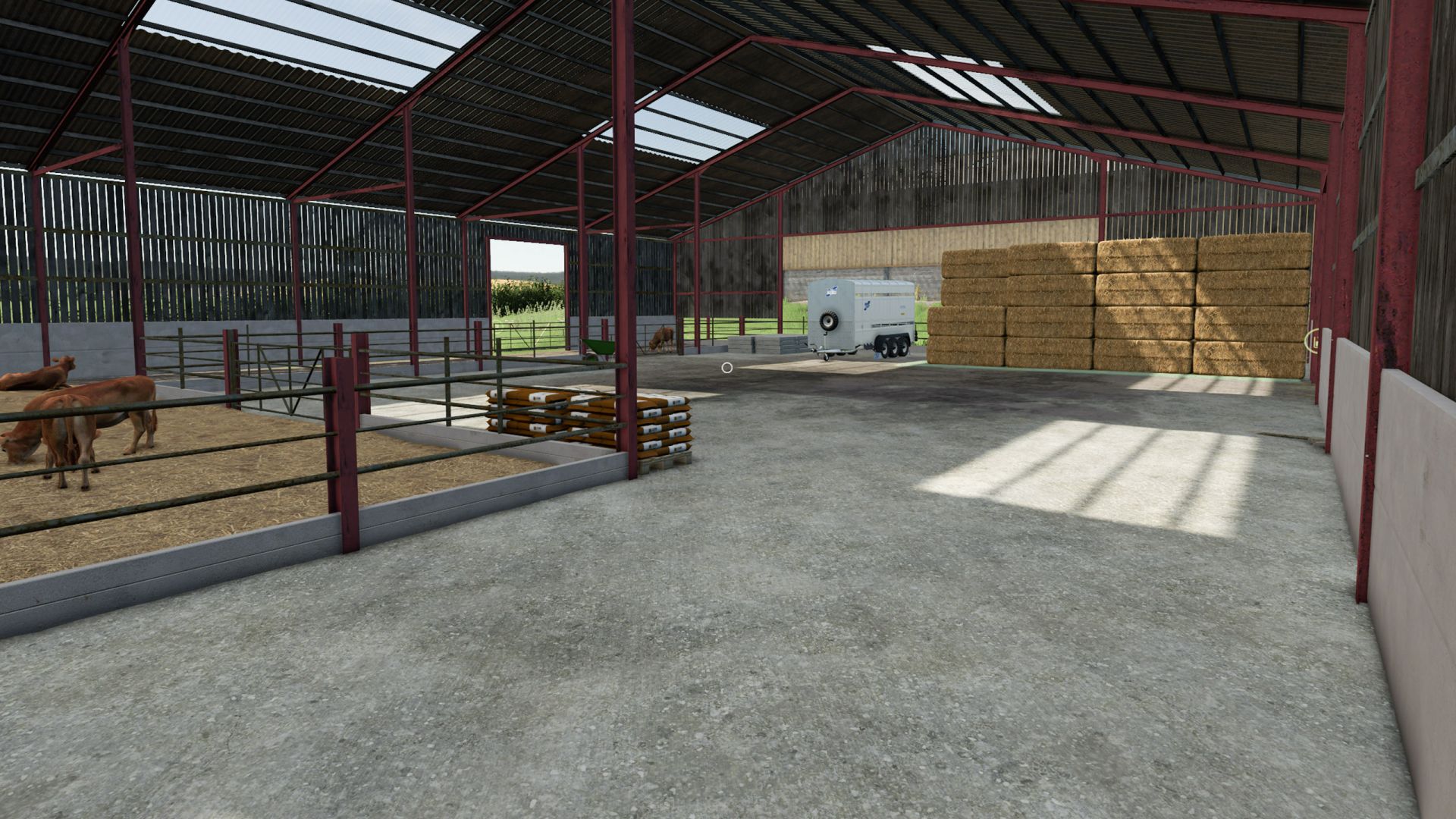 Wielka obora dla krów w Wielkiej Brytanii