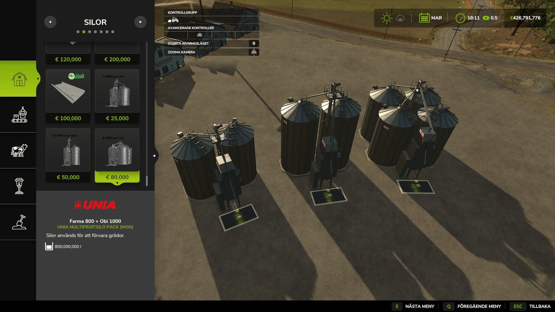 Unia Multifruit Silo Pack V2