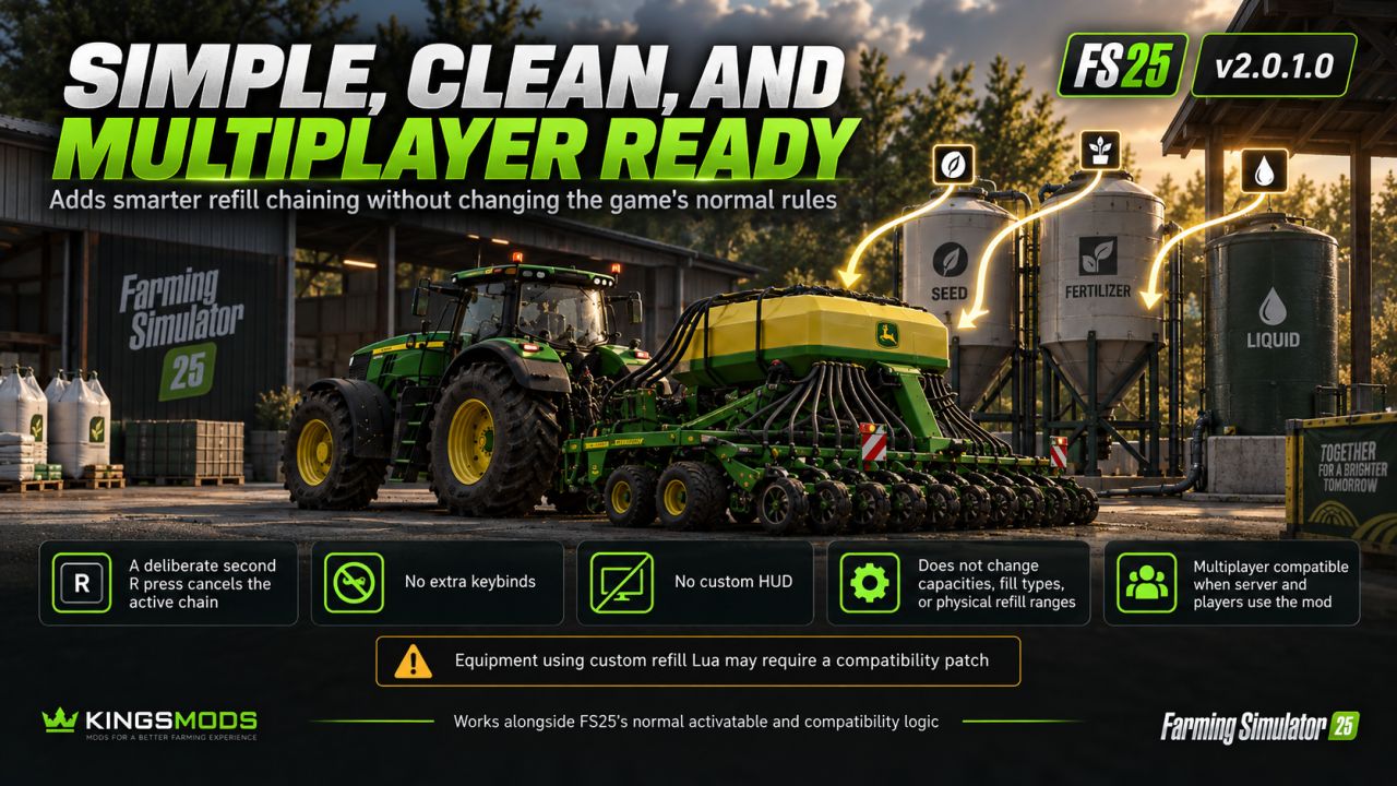 Universal Seeder Auto Refill FS25 thumbnail 4