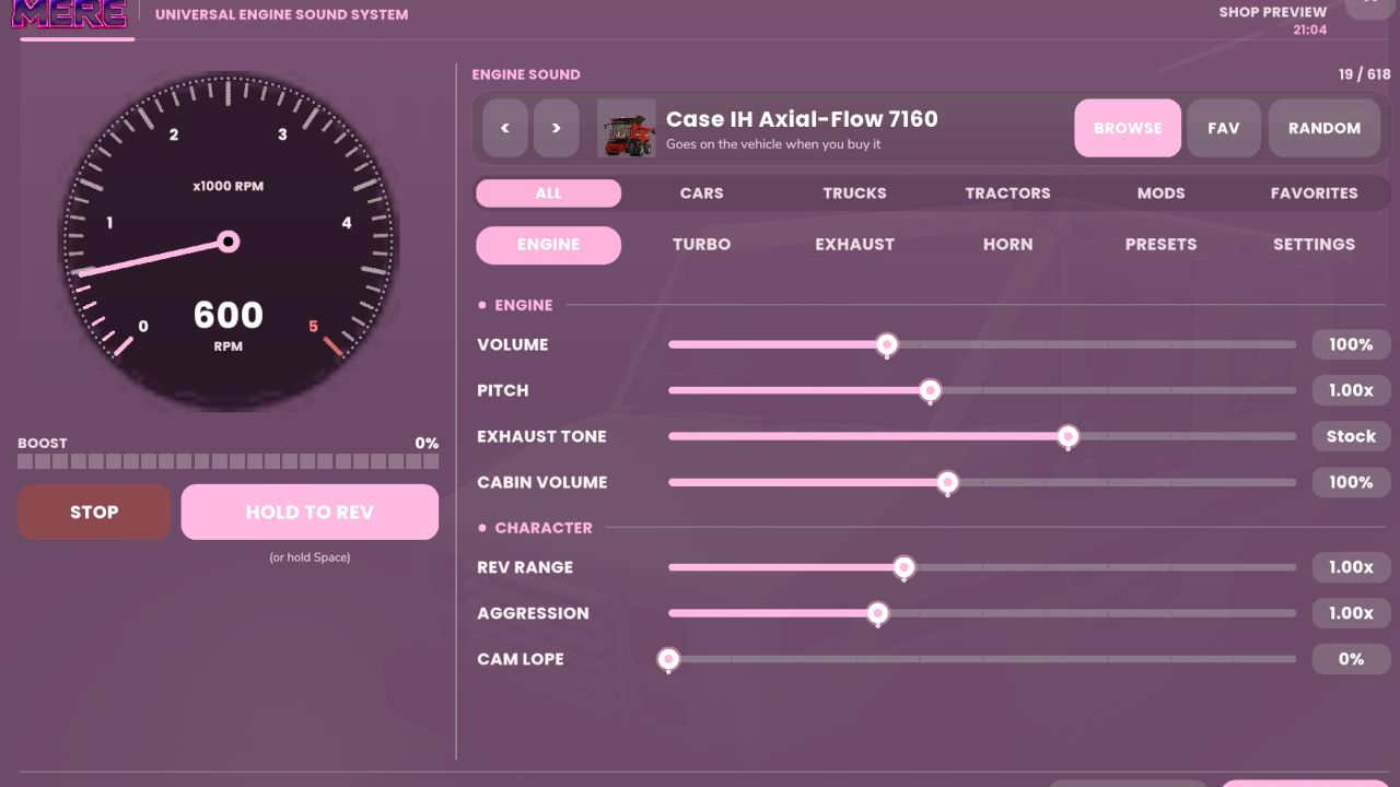 Sintonizzatore audio universale