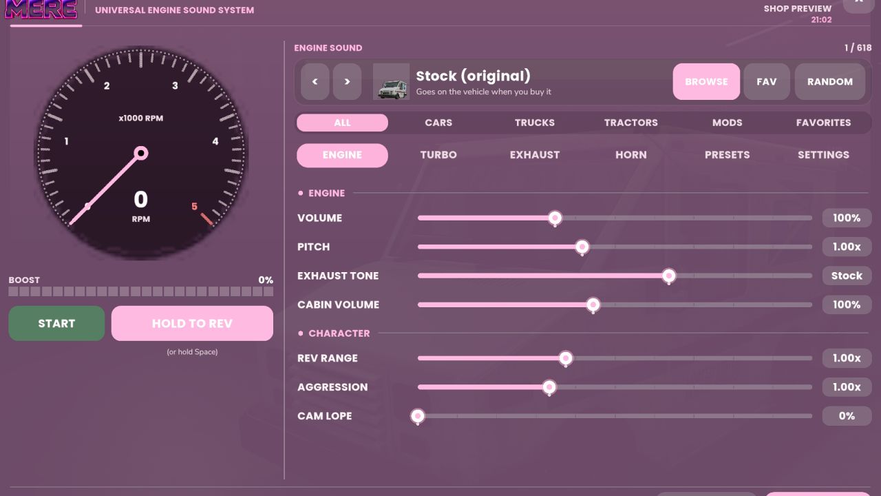 Sintonizzatore audio universale