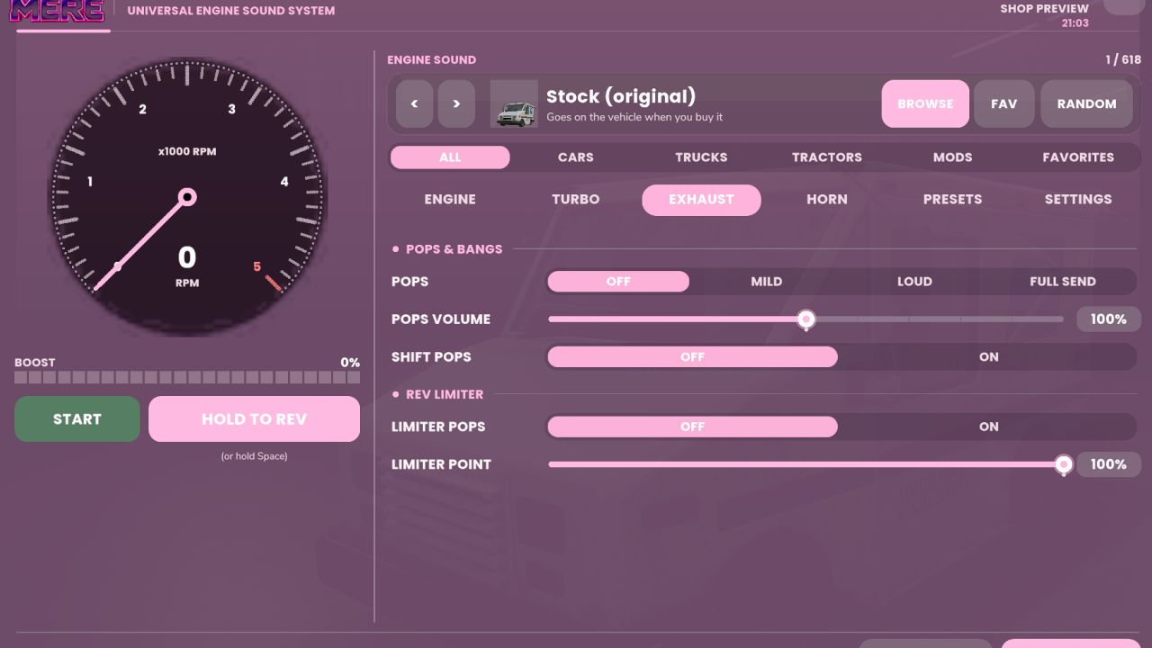 Sintonizzatore audio universale