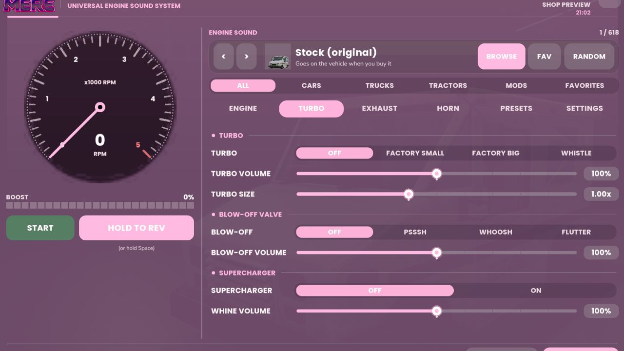 Sintonizzatore audio universale