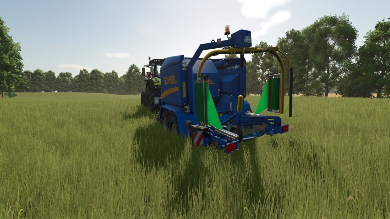 Descarregue o envoltório do fardo