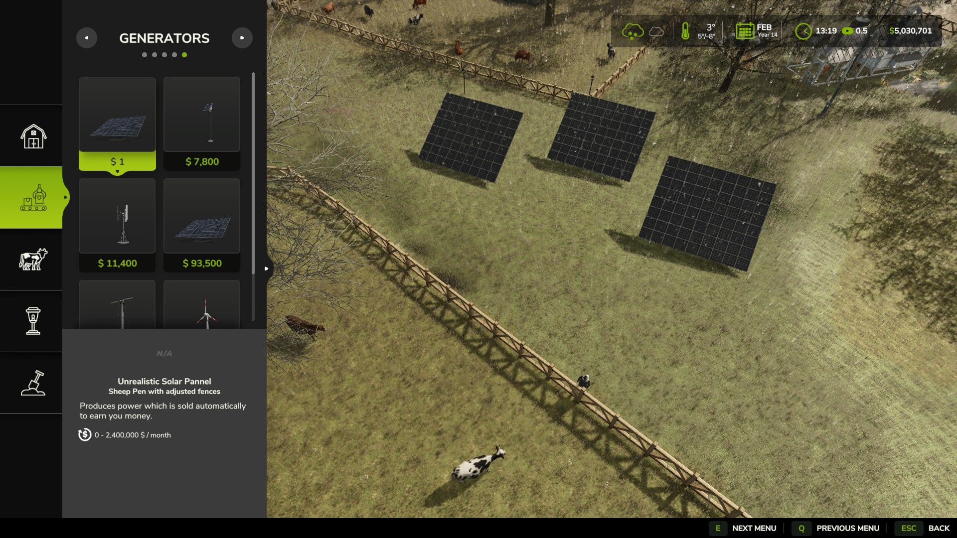 Unrealistisches Solarpanel