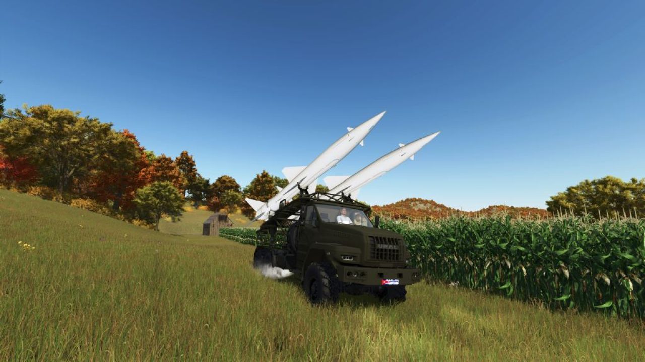 Ural Next grond-lucht raketwerperplatform