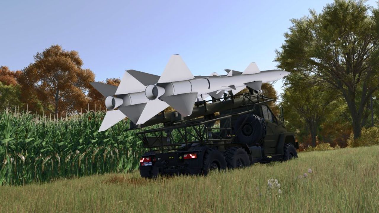 Ural Next grond-lucht raketwerperplatform