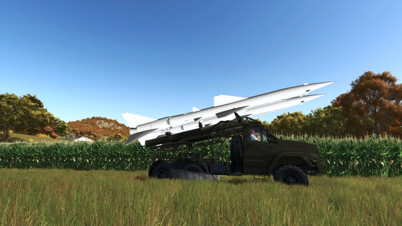 Ural Next grond-lucht raketwerperplatform