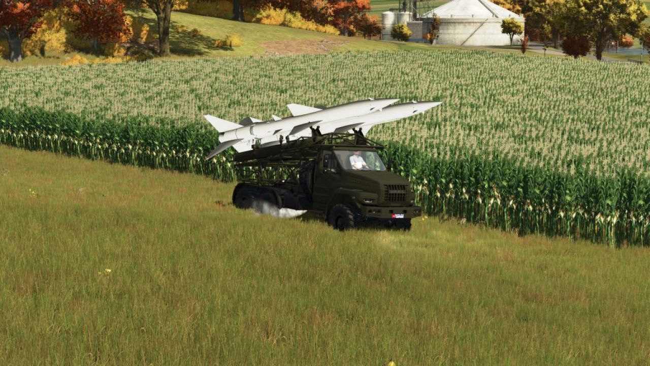 Ural Next grond-lucht raketwerperplatform