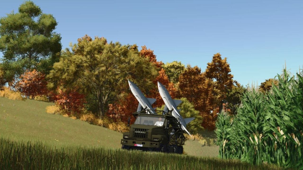 Ural Next grond-lucht raketwerperplatform