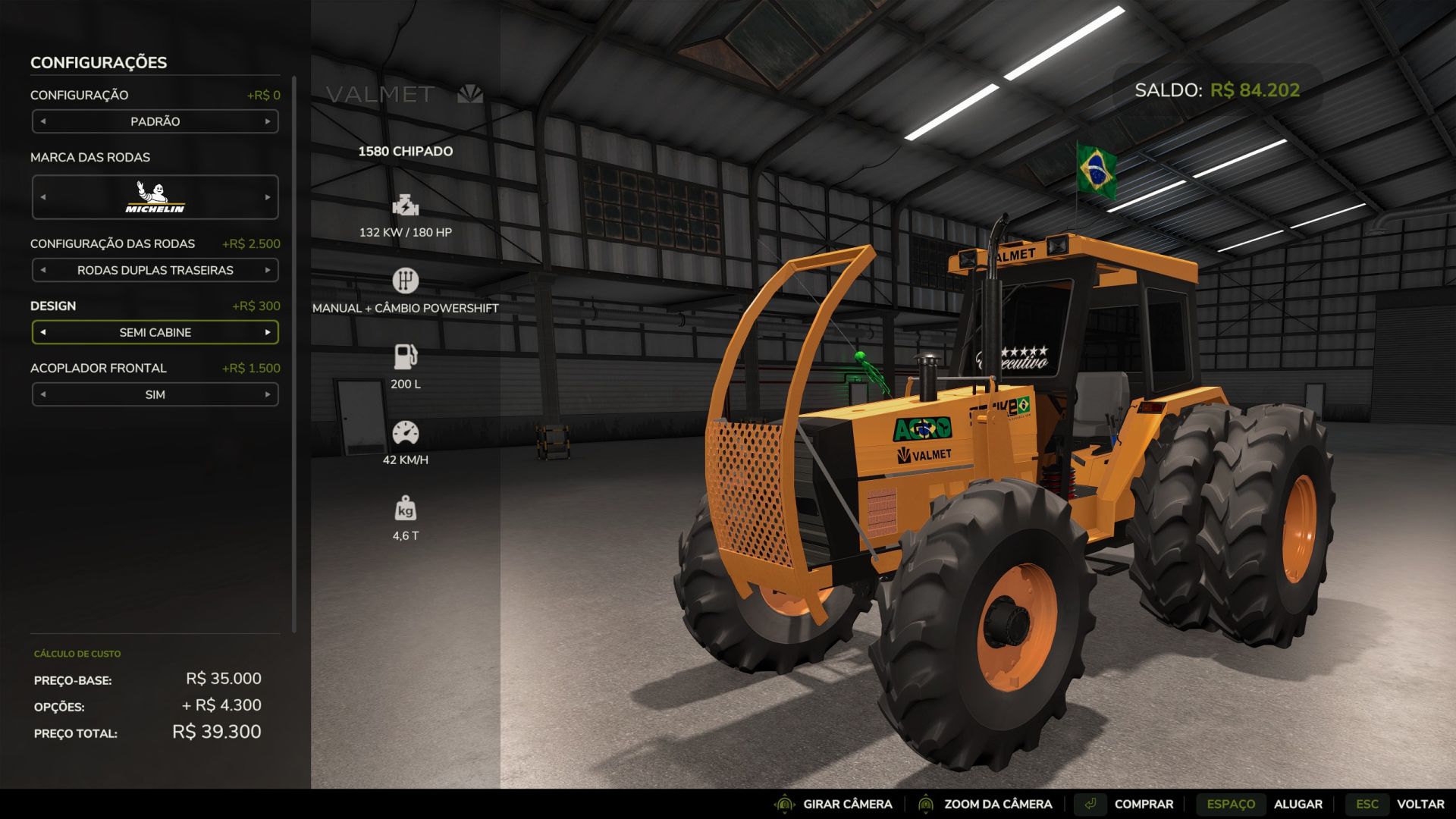 Valmet 1280/1580 chip tuningli