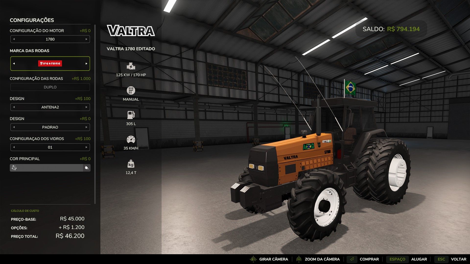Valtra 1780