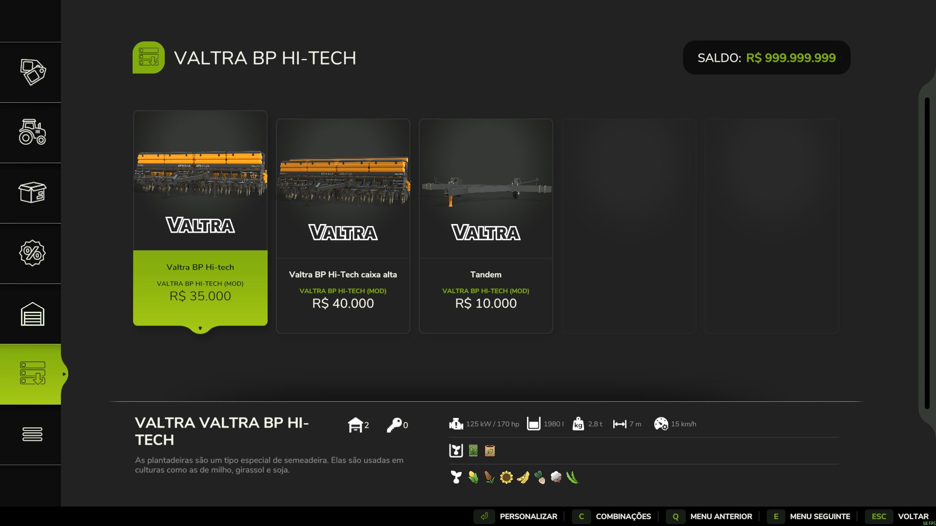 Valtra BP-Hitech Pack