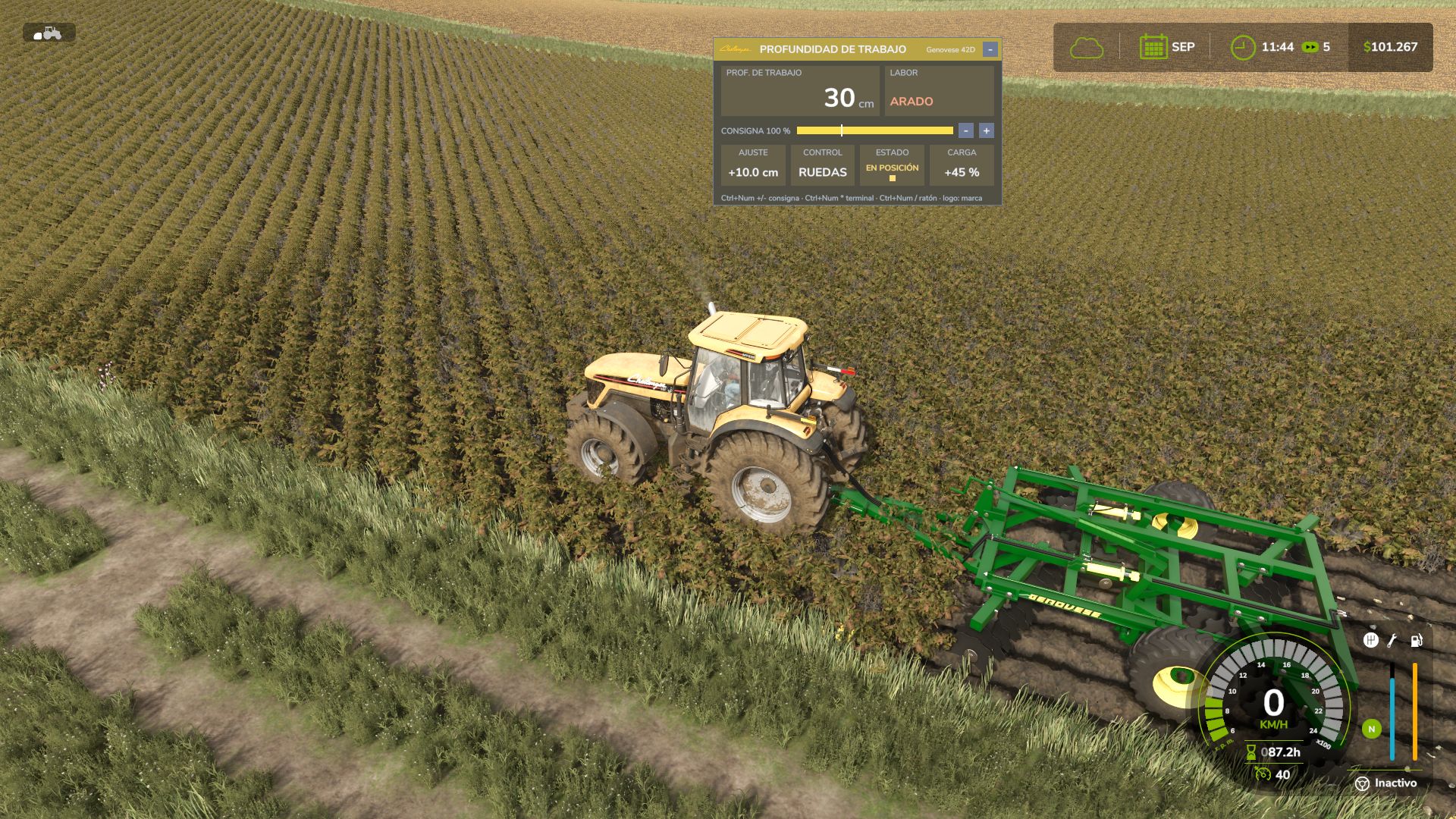 Variable Working Depth