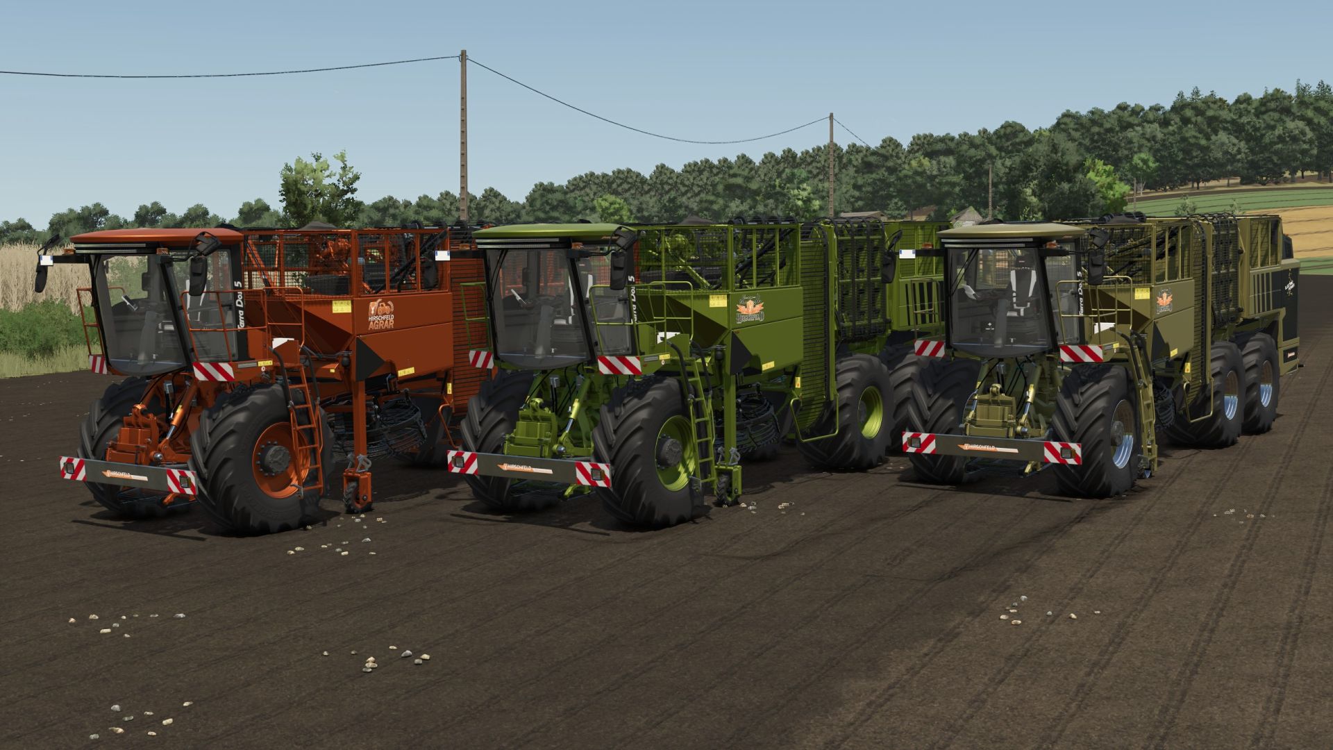 Groenteoogstmachines - Hirschfeld-editie