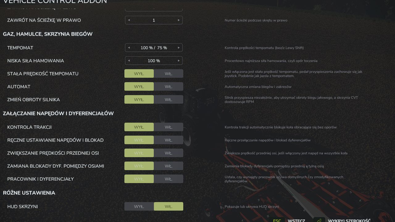 Vehicle Control Addon (VCA)