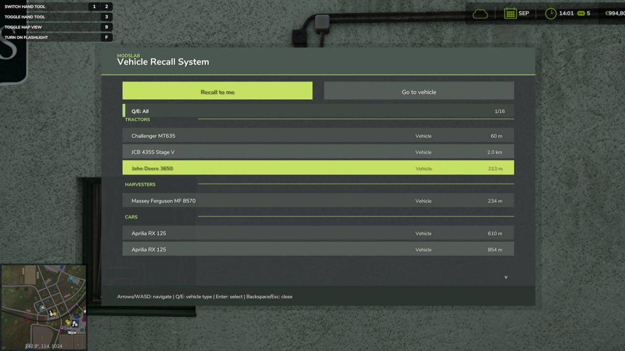 Vehicle Recall System