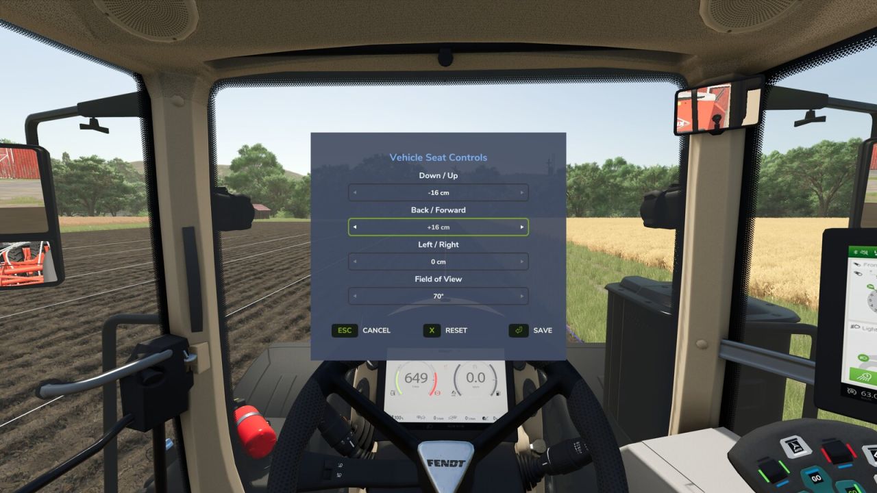 Vehicle Seat Controls