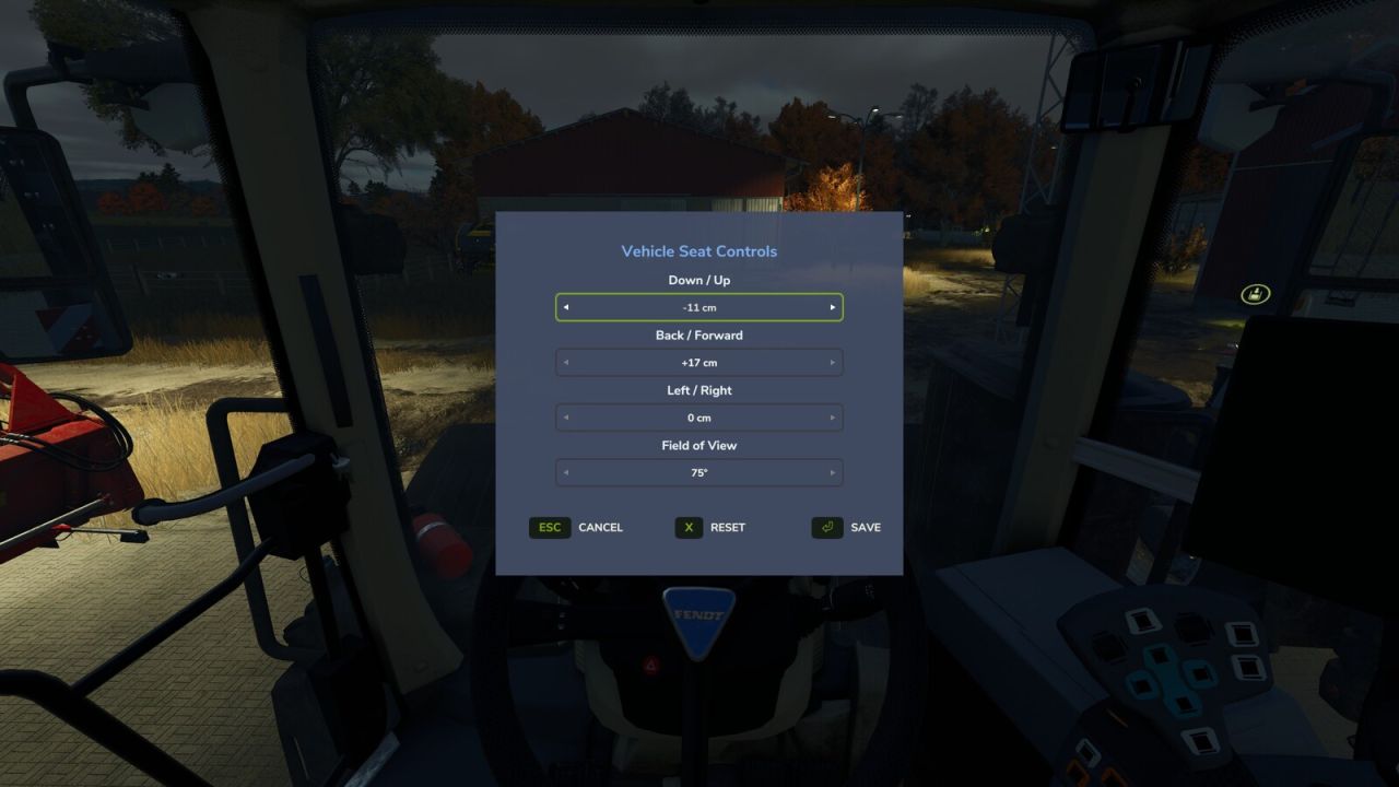 Vehicle Seat Controls
