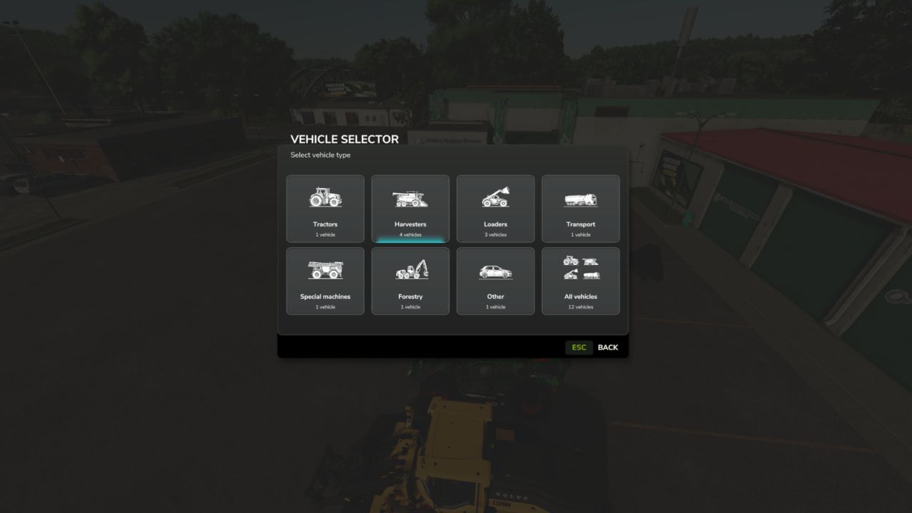 Vehicle Selector