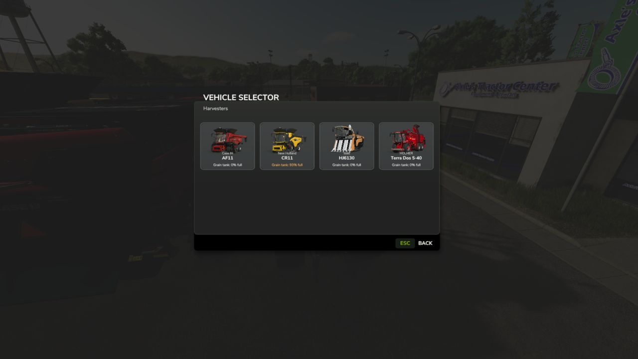 Vehicle Selector