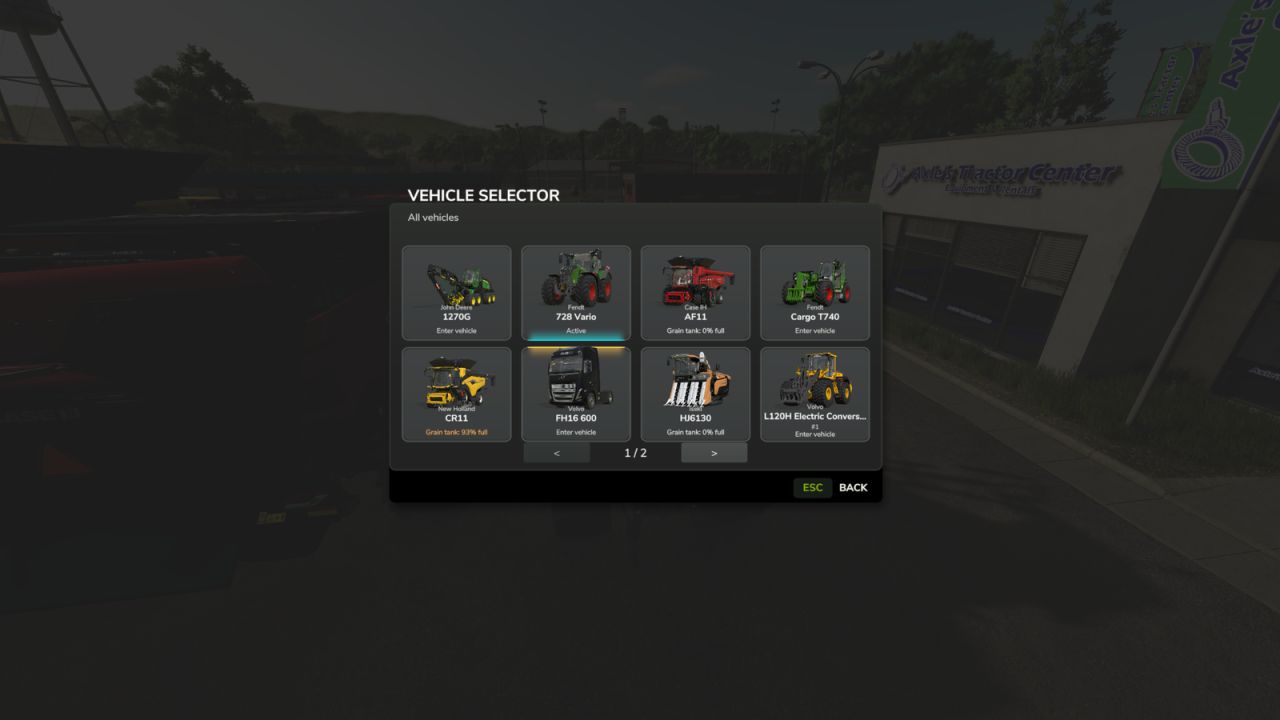 Vehicle Selector