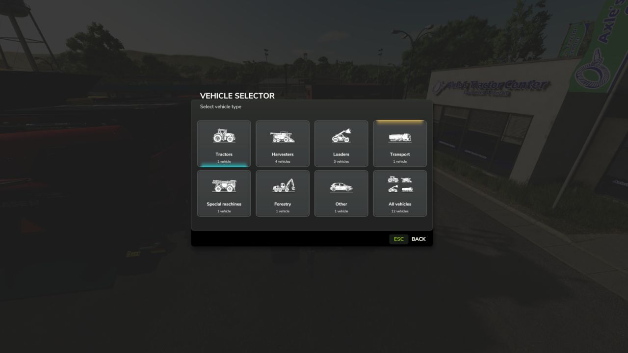 Vehicle Selector