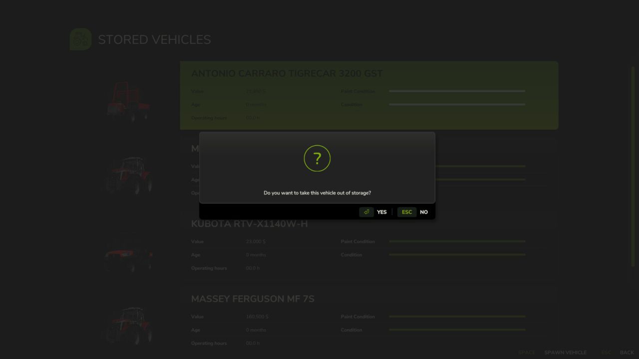 Araç Mağazası Depolama