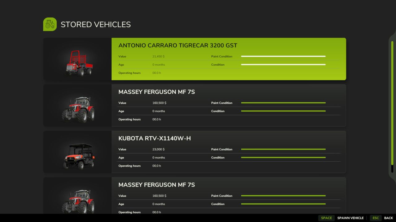 Araç Mağazası Depolama
