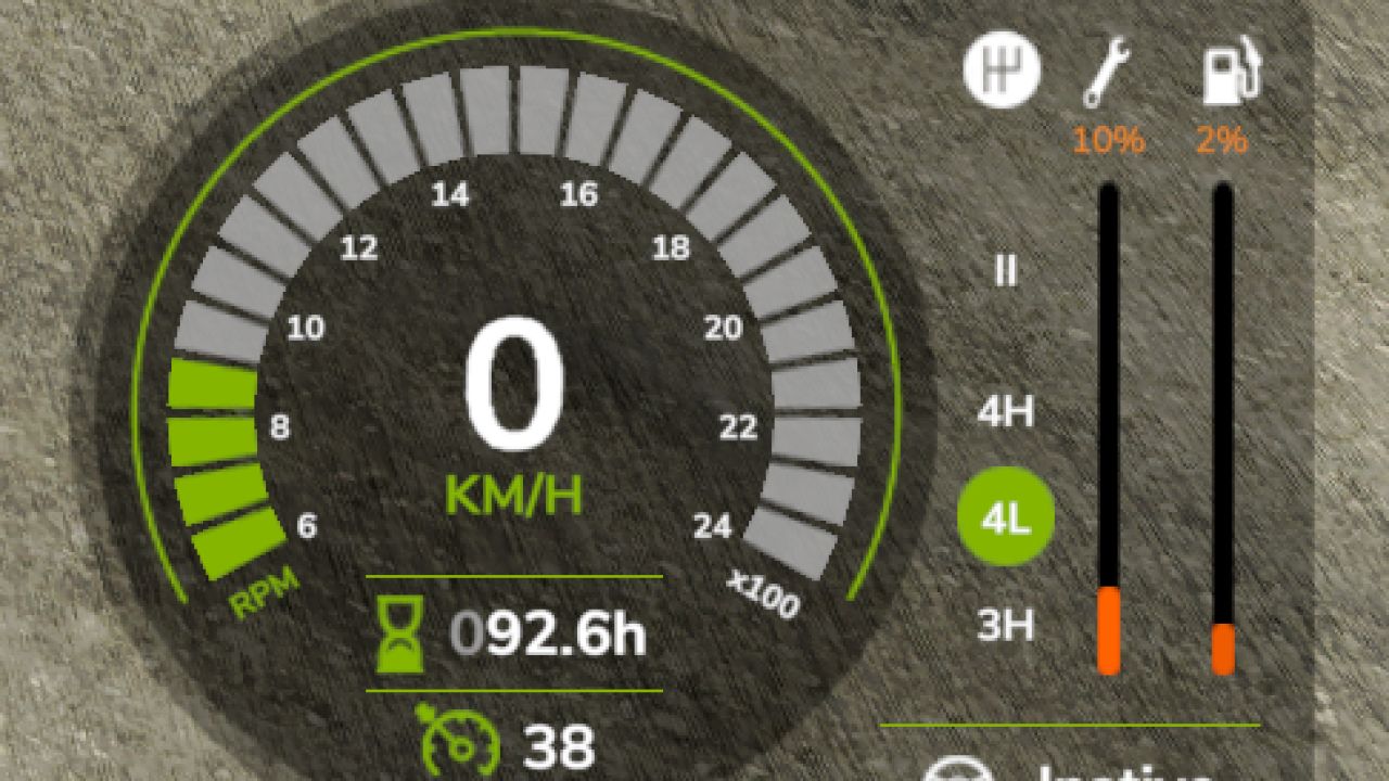 HUD статуса автомобиля