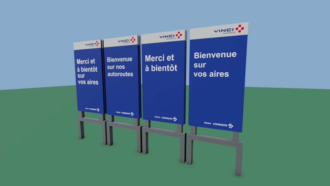 Paquete de panel de autopistas de Vinci (Prefab)