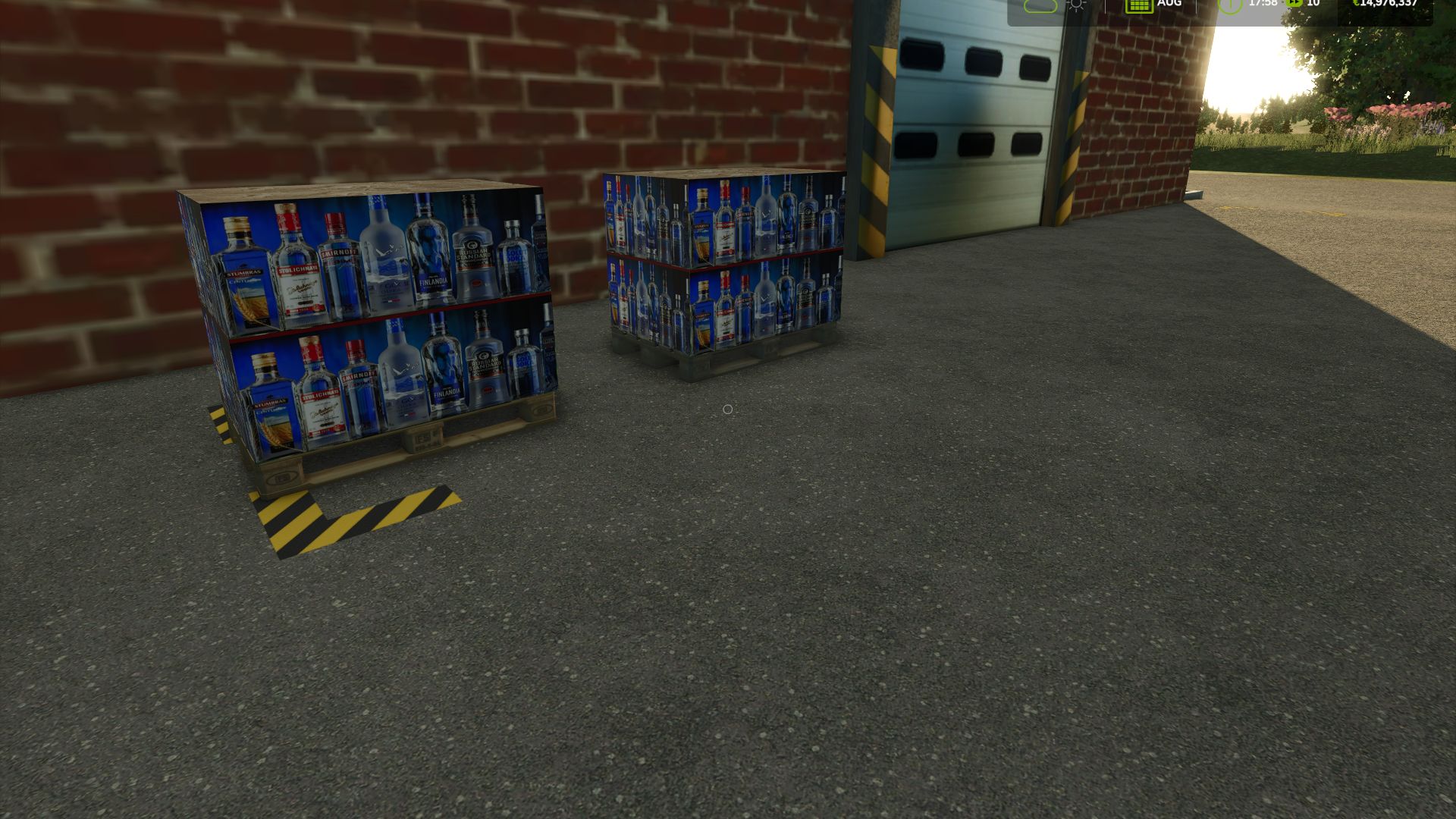 Wodka productie