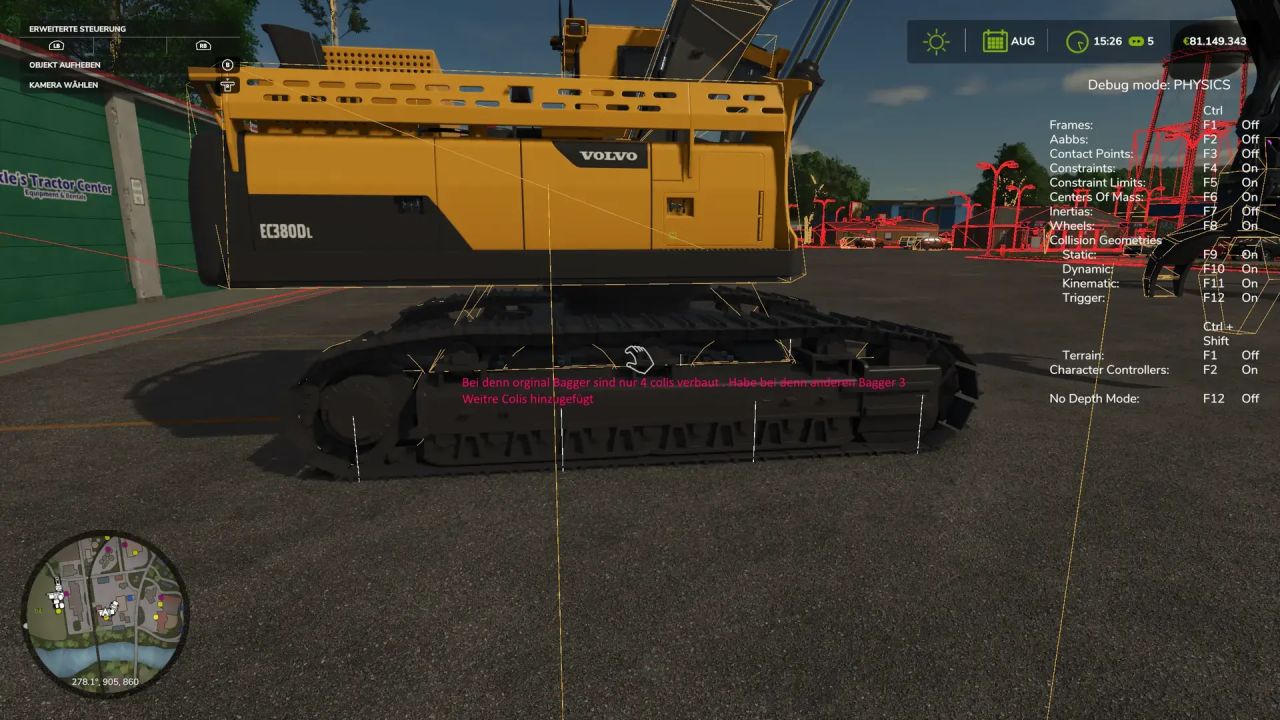 Volvo EC250DL (Meer botsingen)